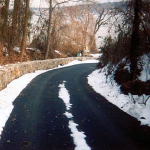 Driveway with Heat Trace for Snow Melting